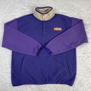 Parks Project Jacket Mens Large Purple Mount Rainier Recycled Polar Trail Fleece